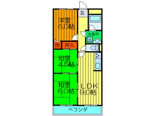 ハイツサンヒルの物件間取画像